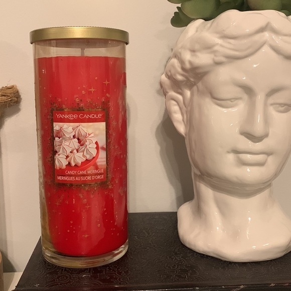Yankee candle candy cane meringue one wick new Christmas‎ winter red lid - Picture 1 of 7